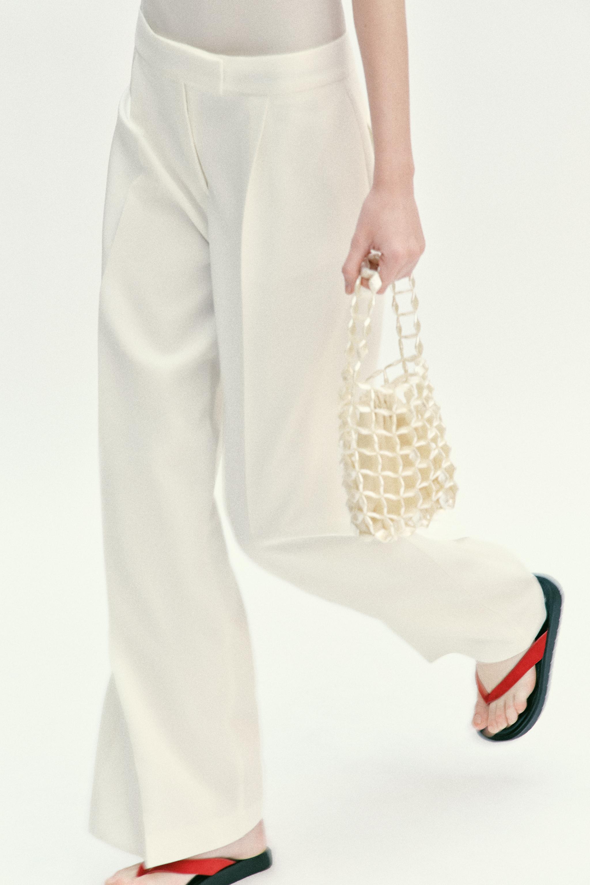 FAUX MOTHER OF PEARL BUCKET BAG